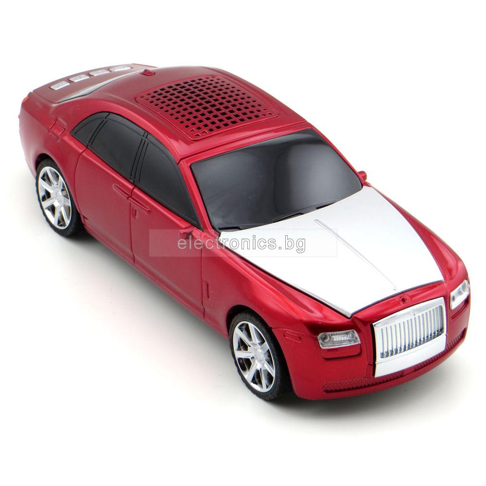 Колонка CAR GHOST HY-T-209 Red, FM радио, USB, micro SD, червена