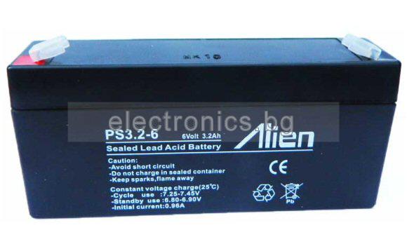 Батерия /акумулатор/ 6V 3.2AH ALIEN