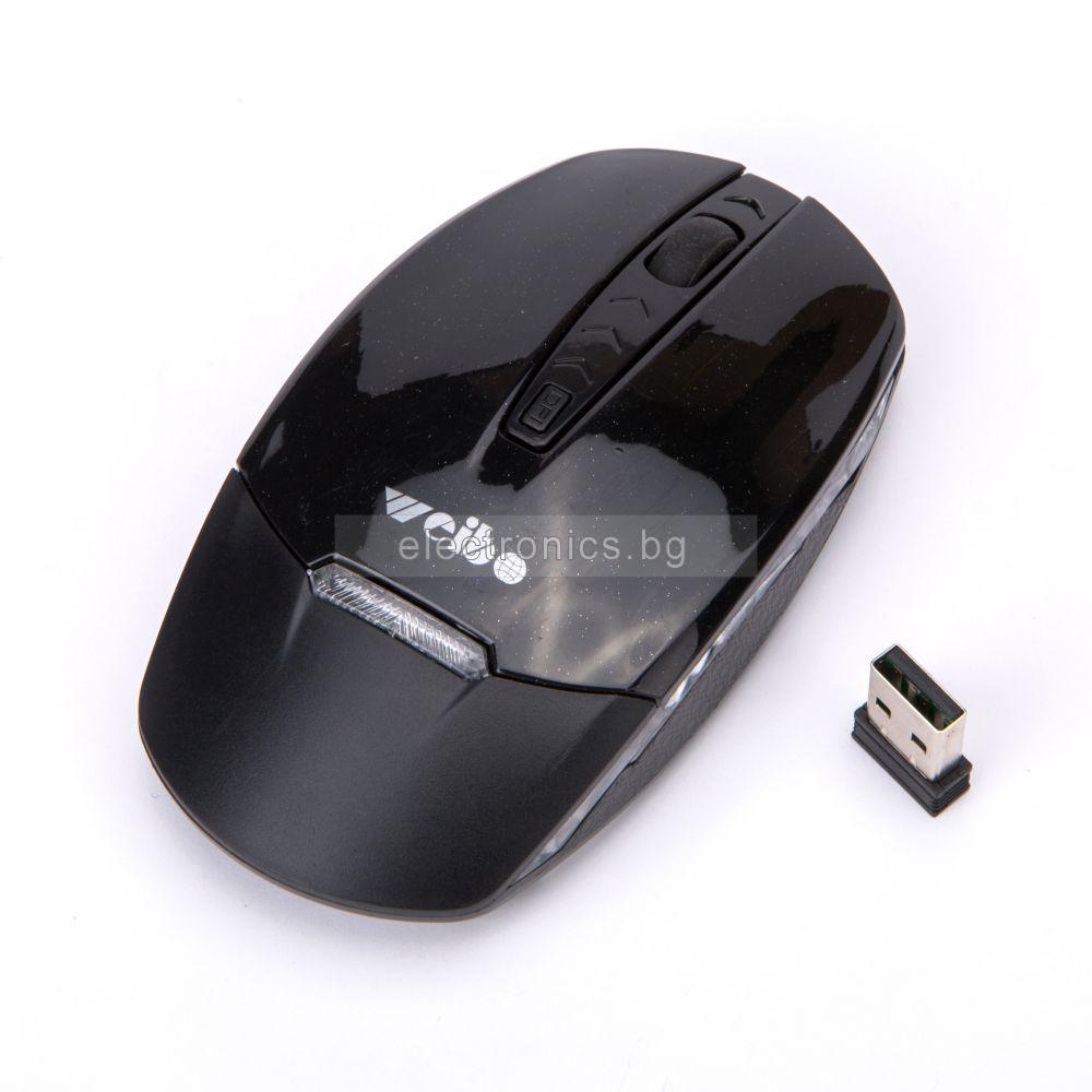 Безжична мишка WIRELESS RF3600, черна
