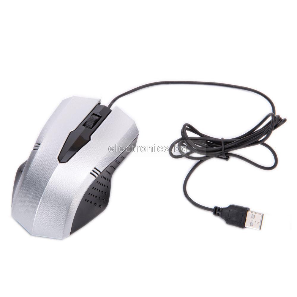 USB Оптична мишка JW1094, сива