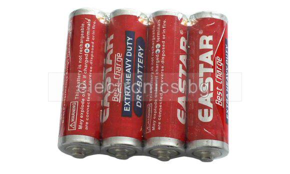 Батерия AA/R6 1.5V zinc chlorid EASTAR - 1бр.
