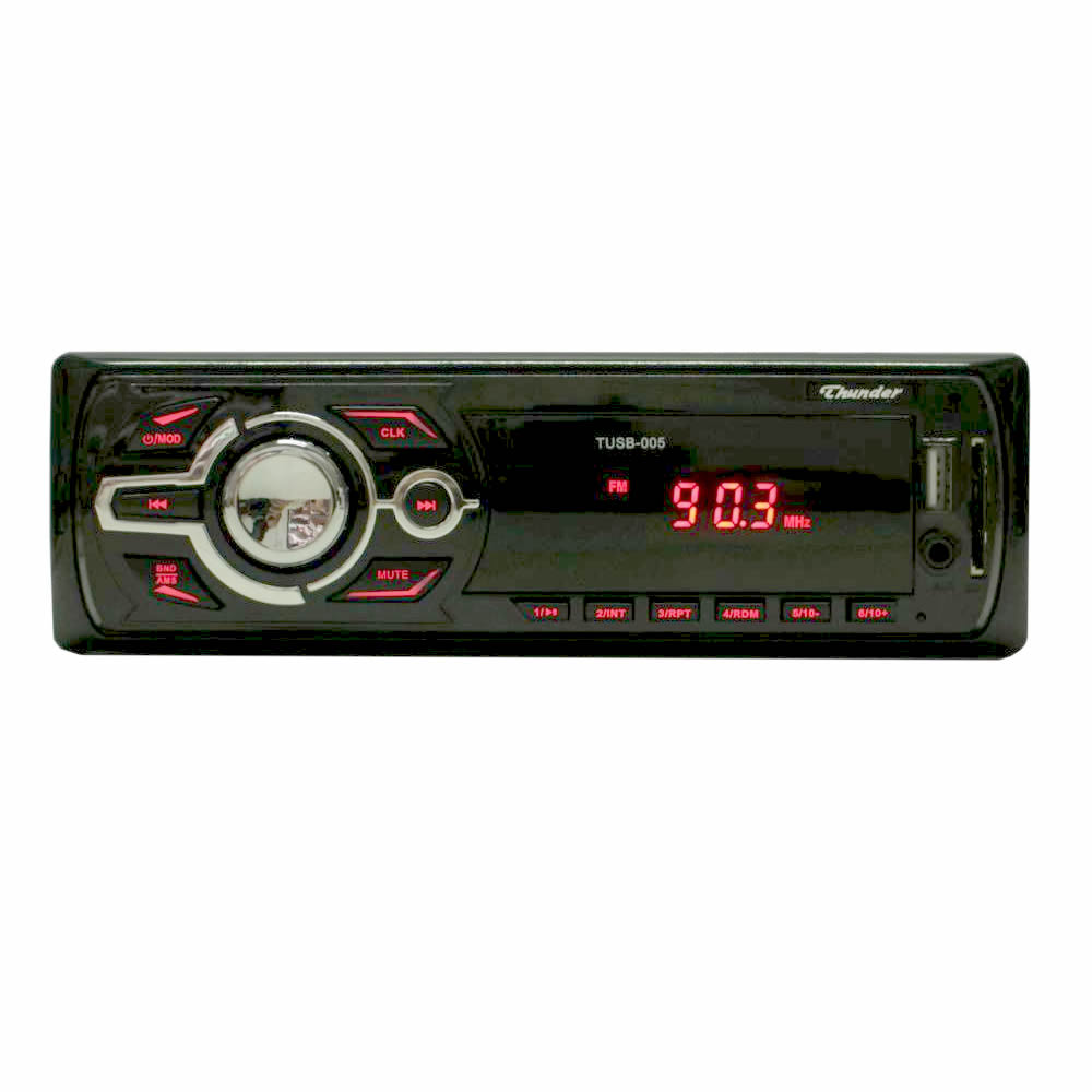 Радио MP3 плеър за кола Thunder TUSB-005, USB, SD, AUX, FM, 4x20W