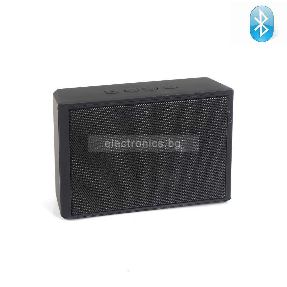 Bluetooth колонка HDY-003 , FM радио, литиево-йонна батерия, слот за USB/micro SD CARD/AUX, черен