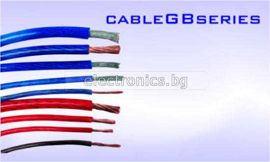 Захранващ кабел 6 mm2 силиконов червен, цена на метър