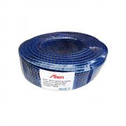 Микрофонен кабел Стерео, 8mm, син, текстилна оплетка, цена
