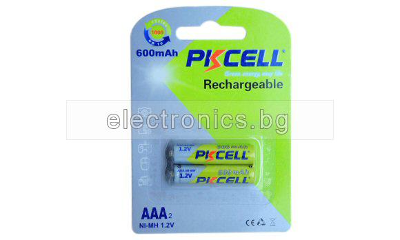 Акумулаторна батерия AAA/R3 1.2V 600mAh PKCELL - 1бр.