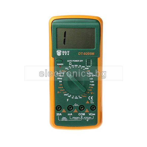 Мултицет Мултимер DT9205M