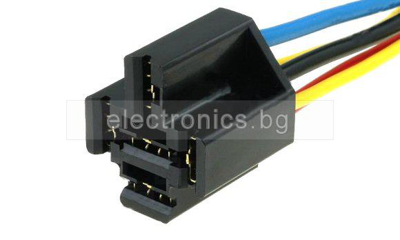 Автомобилнен цокъл за реле 5 пина