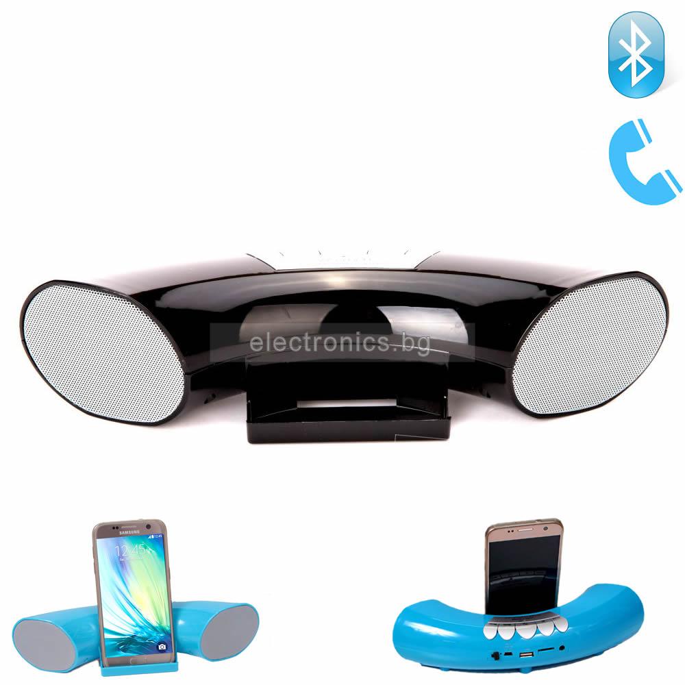 Bluetooth колонка WS-Y62B, FM радио, литиево-йонна батерия, слот за USB/micro SD CARD/AUX, черен