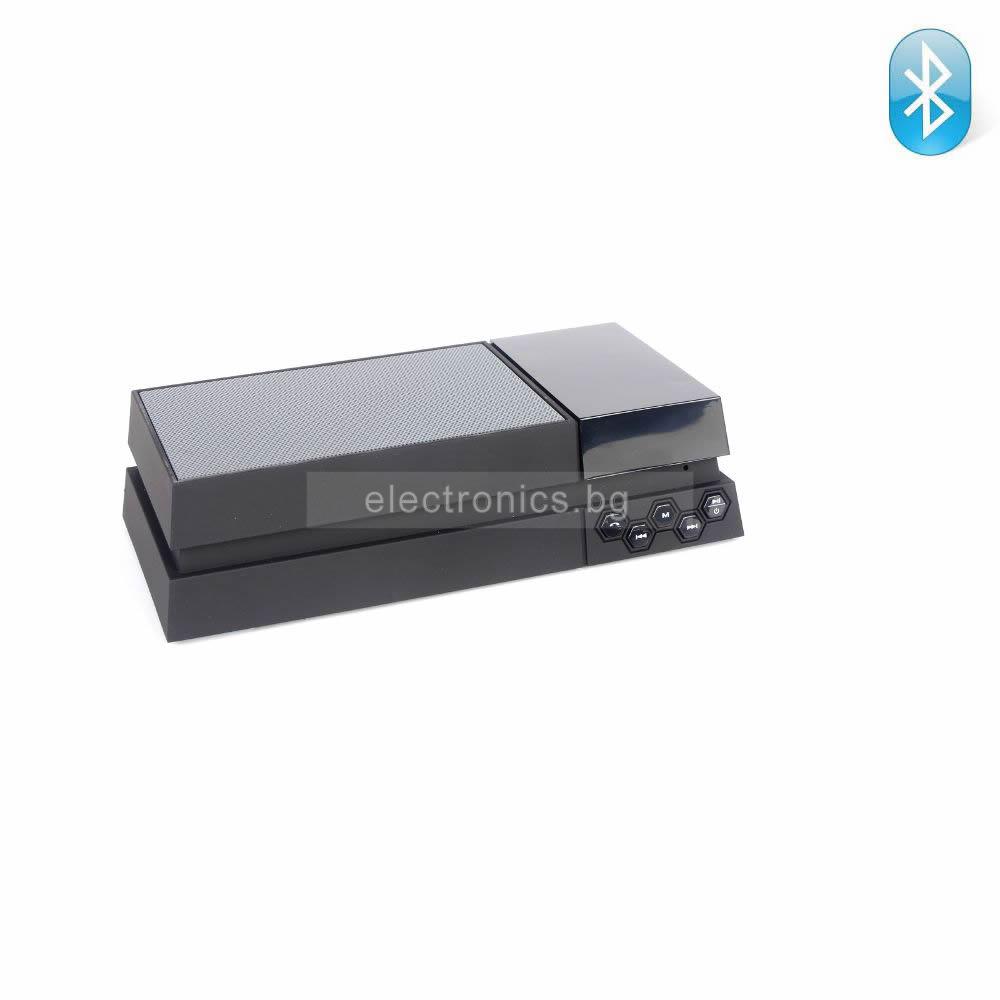 Bluetooth колонка с часовник GS-301, FM радио, литиево-йонна батерия, слот за USB/micro SD CARD/AUX, 6W