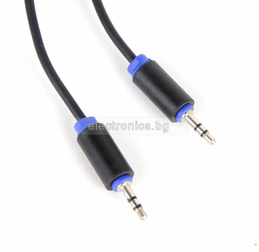 Аудио кабел Stereo Jack 3.5mm, 1.5 метра