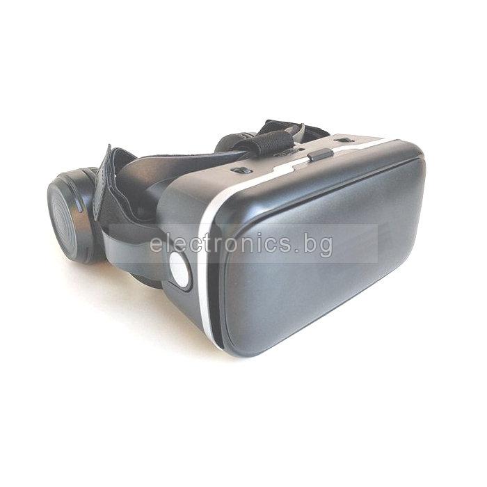 Очила за 3D виртуална реалност + Слушалки, VR BOX корекции на фокус