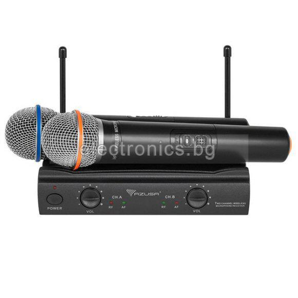 Безжичен Професионален Микрофон U3000, Два Микрофона, Обхват до 30 метра