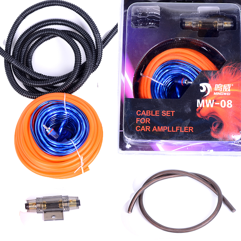 Комплект кабели за монтаж на автомобилен усилвател MW-08