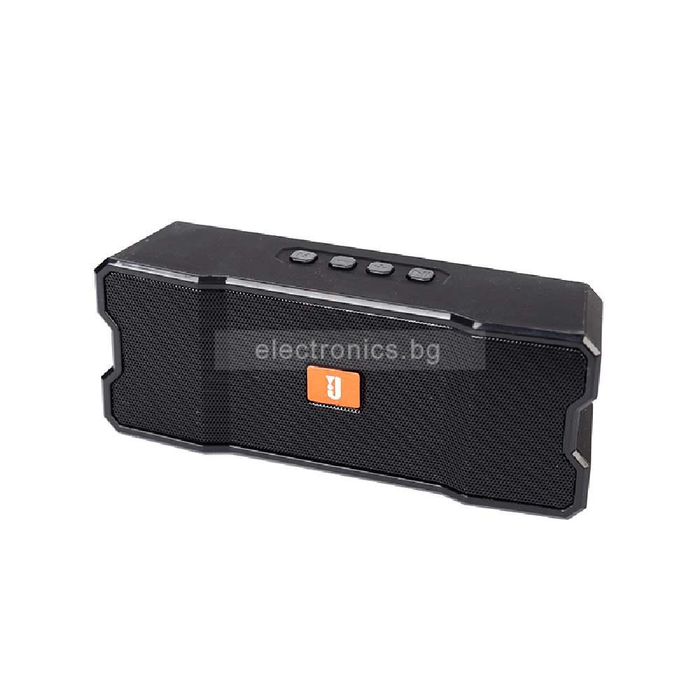 Bluetooth колонка  SLC-06, FM радио, литиево-йонна батерия, слот за USB, TF CARD, Черен
