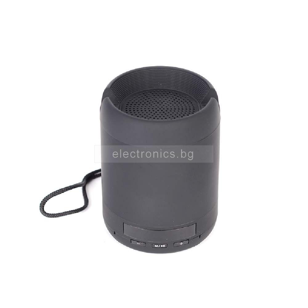 Bluetooth колонка  WY-N1, FM радио, литиево-йонна батерия, слот за USB, TF CARD, Черен