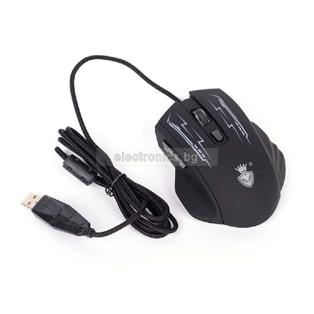 USB Gaming Оптична мишка  X-8 USB, черна