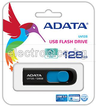 USB Флаш Памет UV128 ADATA Flash Drive, 128 GB, USB 3.2 Флашка