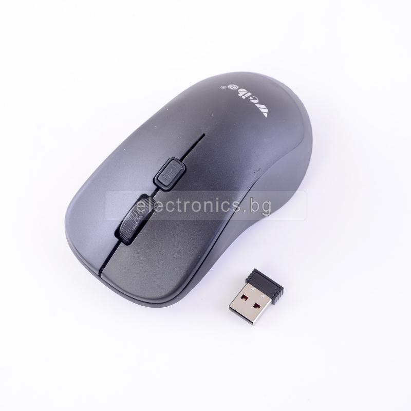 Безжична мишка WIRELESS RF 2833 B, черна