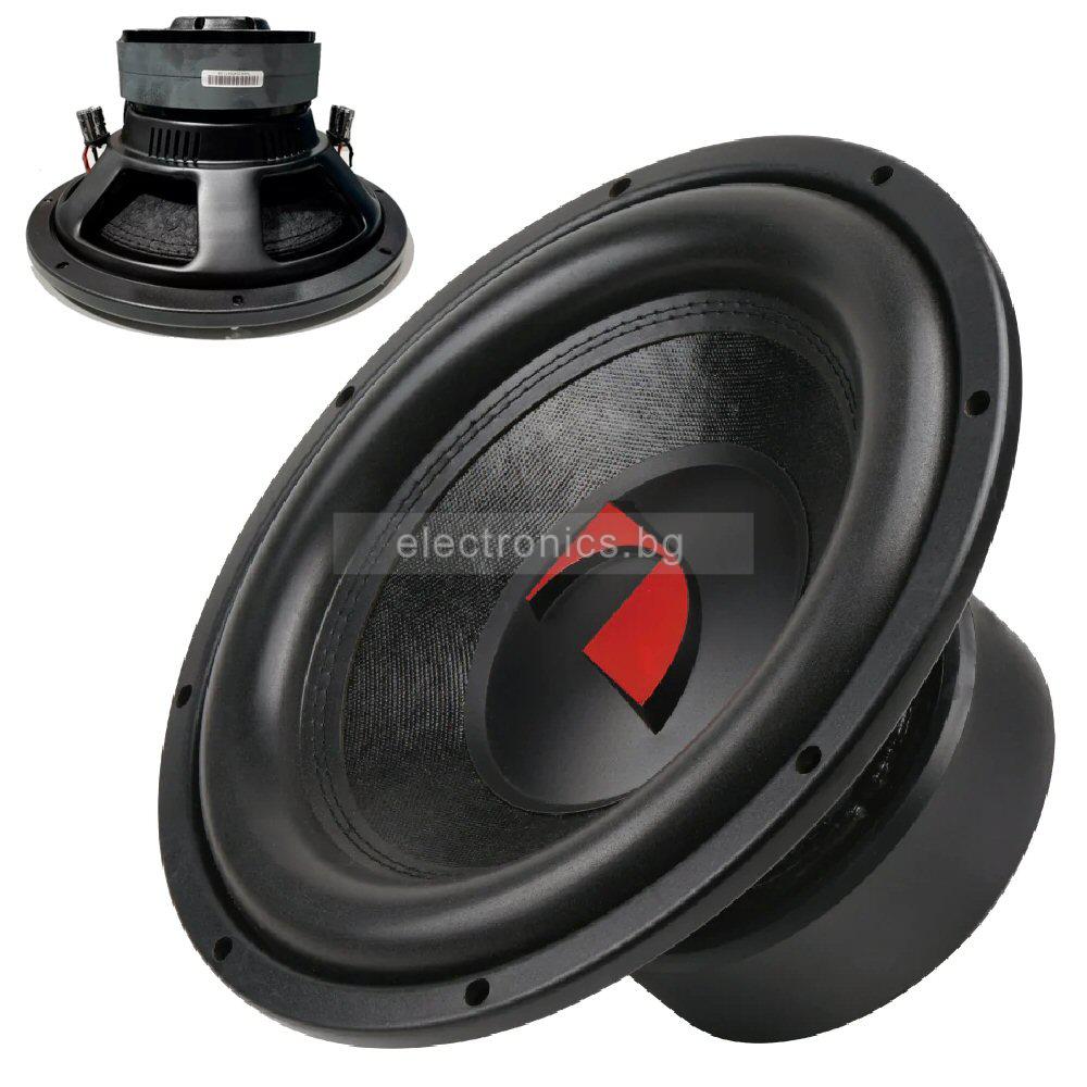 Нискочестотен Говорител 12\" NSW-Z1206D4, 4 Ohm + 4 Ohm, 600W