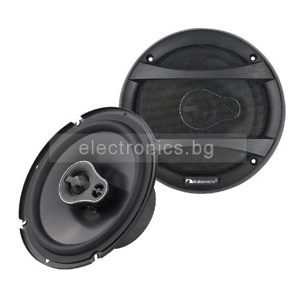 Авто Говорители 6.5\" NSE1658 трилентови, в комплект с решетки, 2 броя, 4 Ohm, 55W