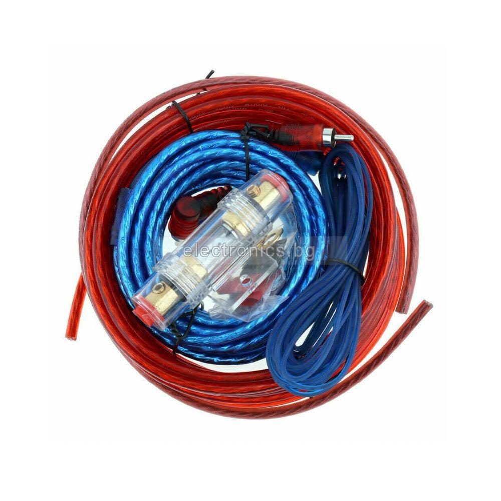 Комплект кабели за монтаж на автомобилен усилвател, MD-8