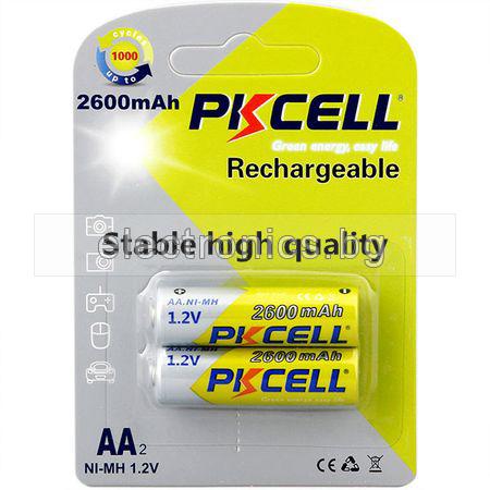 Акумулаторна батерия AA 1.2V 2600mAh PKCELL - 1бр.