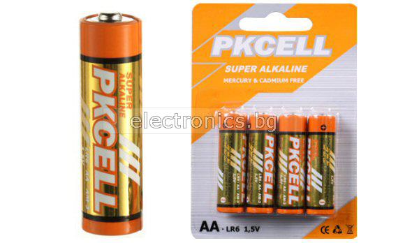 Алкална батерия AA/R06 1.5V PKCELL - 1бр.