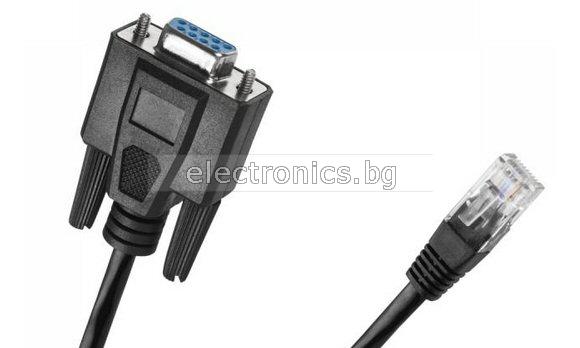 RS232 to RJ45 Кабел-конвертор , 1.8 метра