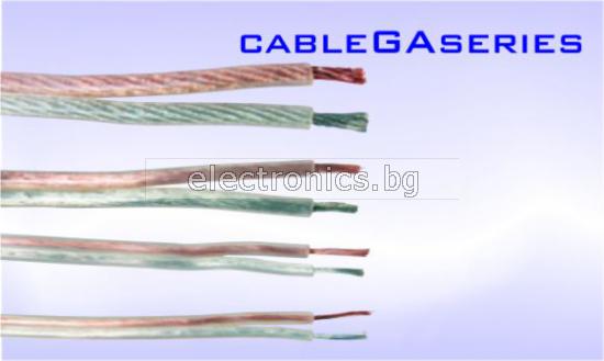 Кабел за тонколони, 2x0.75mm2, силиконов, на метър, CABLE-GA150