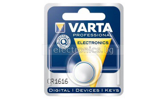 Батерия CR1616 VARTA - цена за 1бр. батерия