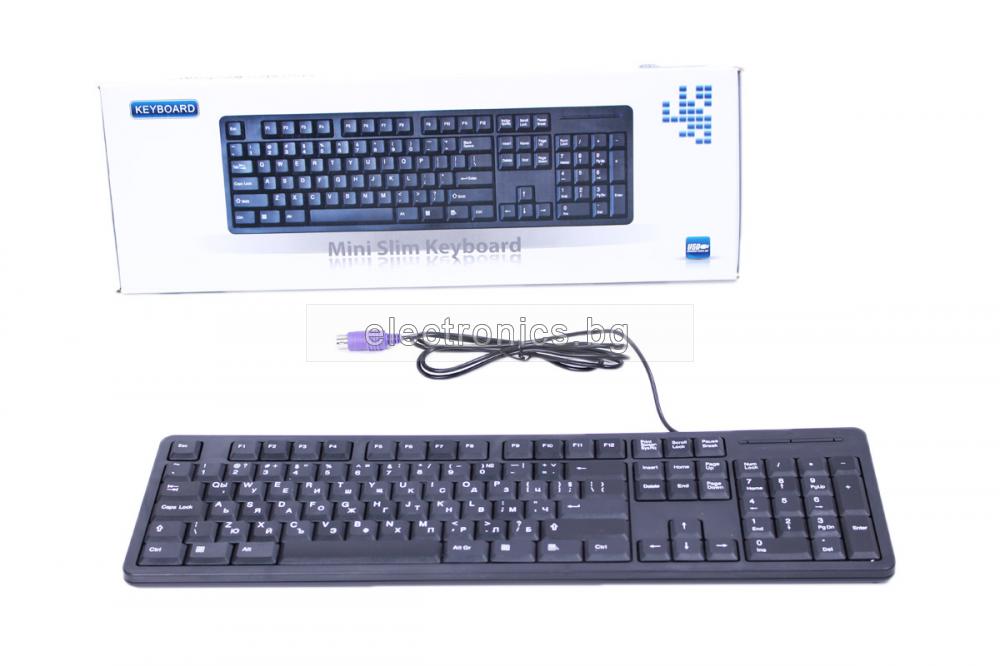 Клавиатура K300-BDS, PS2 конектор, кирилизирана