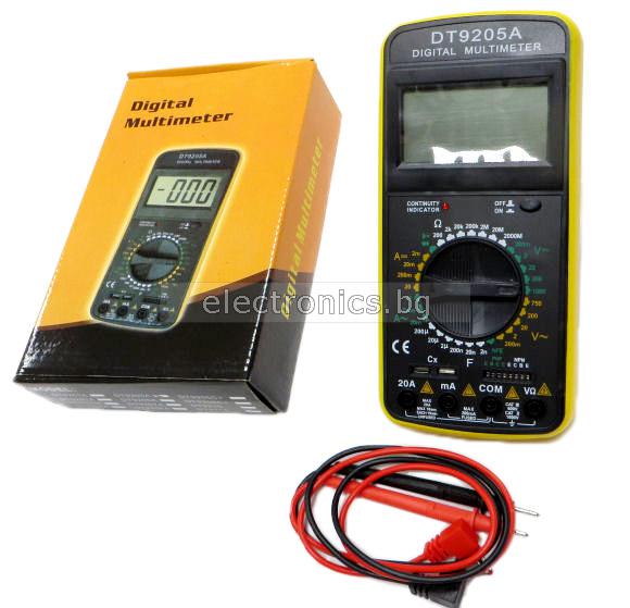 Мултицет Мултимер DT9205A