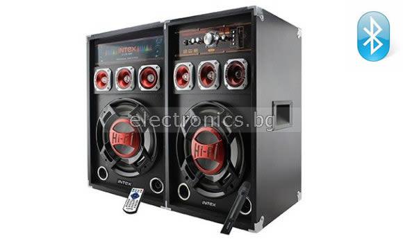 Домашни тонколони DJ-215K FM/SD/USB/BLUETOOTH, 2x60W