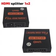 HDMI сплитер с усилвател, поддържа Full HD 1080P 3D, 1 вход - 2 изхода