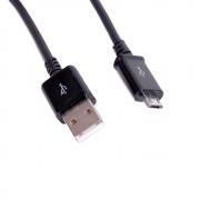 USB - Micro USB кабел, черен, 0.8 метра