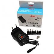 Адаптор 3V 4.5V 5V 6V 7.5V 9V 12V, 1500mA, 18W