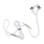 Слушалки ZIP METAL White, Handsfree, 3.5мм стерео жак с ми