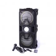 Караоке Тонколона 2x6.5" MK-B11, Микрофон, Bluetooth, FM р