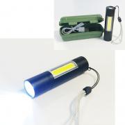 LED фенерче с Акумулаторна батерия  510, Алуминиев корпус, 3 режима на работа, компактен дизайн, 8.8см