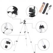 Статив за Фотоапарат, от aлуминий, 3 нива на разгъване, Включена чанта, WT-330A