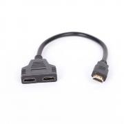 Разклонител на HDMI мъжки - 2 X HDMI женски, 0.20 метра, ч