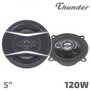 Комплект Авто Говорители 5 инча, 13 см, THUNDER TCS-5018 Трилентови, 120W, 4 Ohm