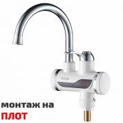 Електрически водонагревател FWH-R3030Т с Дисплей за температурата, 3200W, до 60° топла вода, Вертикален монтаж