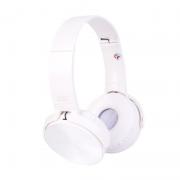 Безжични слушалки 450BT, Bluetooth, MP3 плеър, вграден микрофон, Цвят: Бял