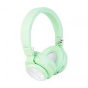 Безжични слушалки J-260BT, Bluetooth, MP3 плеър, вграден микрофон, Цвят:Електриково зелен
