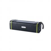 Bluetooth колонка LP-V31, Соларен панел, Фенер, LED, FM радио, литиево-йонна батерия, слот за USB/micro SD CARD, чернo-жълто