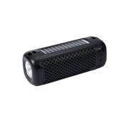 Bluetooth колонка SP JZ-580, Соларен панел, Фенер, FM радио, литиево-йонна батерия, слот за USB/micro SD CARD, черен