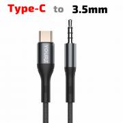 Кабел за слушалки TYPE C мъжки - 3.5мм жак мъжки, YOURZ MU
