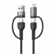Кабел Type C 4 in1, към Type-C, iPhone, USB към Type-C, US